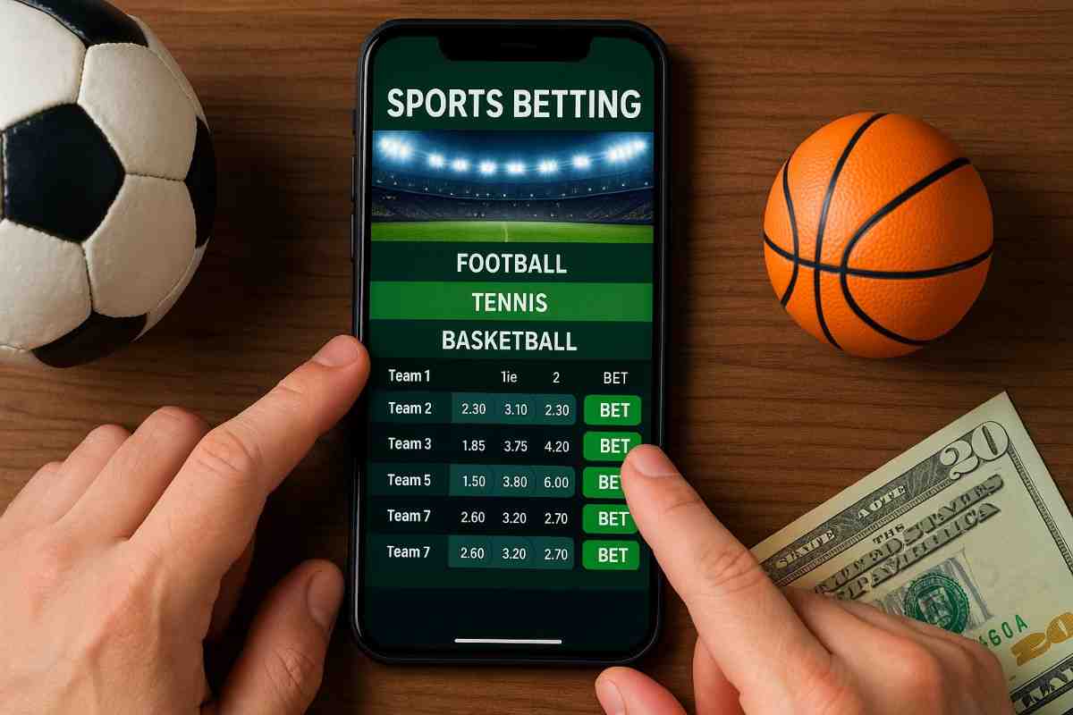 Tela do aplicativo 55AA com apostas em basquete em tempo real