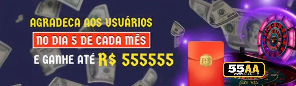 Jogador comemorando ao ativar promoções e bônus no aplicativo do 55AA cassino
